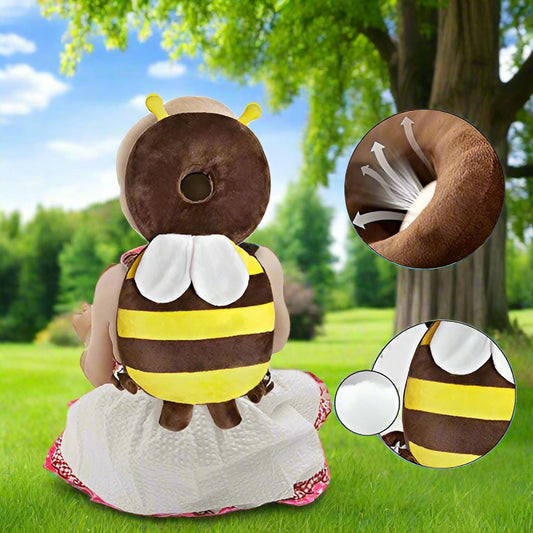 Coussin Bébé - BabyHeadBackProtector™ - Marron - Éveil bébé